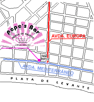 Plano de Benidorm